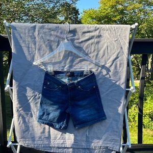 7 For All Mankind Indigo Denim Shorts